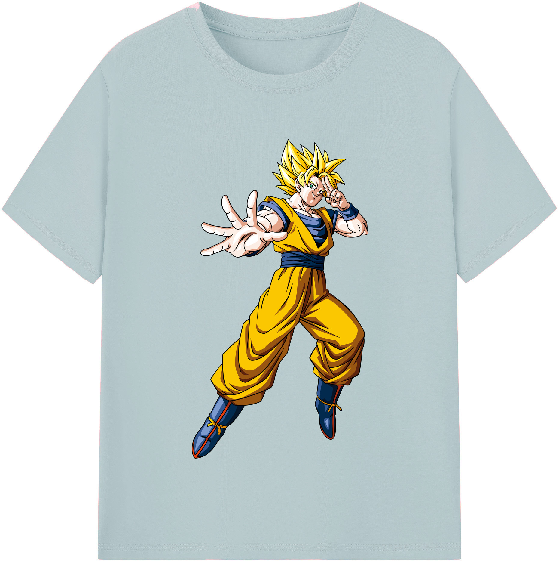 （画像用） ドラゴンボール 孫悟空（そん ごくう）Son Goku カカロット DRAGON BALL Kakarotto 綿100％半袖Tシャツ（フロントプリント）